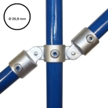 Rohrverbinder D.26,9 mm – doppeltes Gelenkstück 167-A27