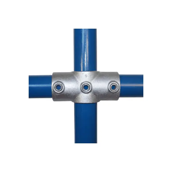 Rohrverbinder D. 26,9 mm – durchgehendes Kreuzstück (zentral) 119-A27