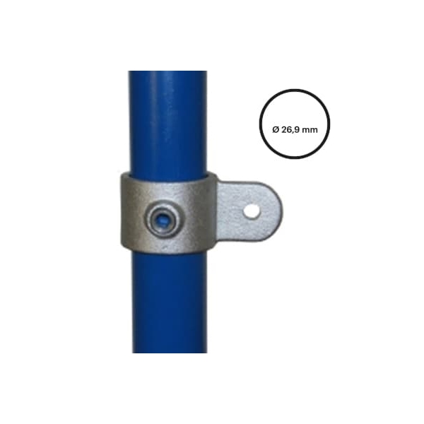 Rohrverbinder D.26,9 mm – einfaches Gelenkauge 173M-A27