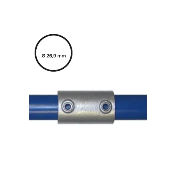 Rohrverbinder D. 26,9 mm – externes Verlängerungsstück 149-A27