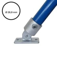 Rohrverbinder D. 26,9 mm – Gelenkfuß 169-A27