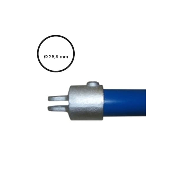 Rohrverbinder D.26,9 mm – Gelenkhalter 173F-A27