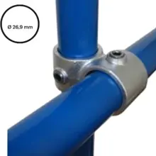 Rohrverbinder D. 26,9 mm – vorgesetztes Kreuzstück 161-A27