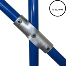 Rohrverbinder D. 33,7 mm – einstellbares Kreuzstück 130-B34