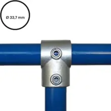 Rohrverbinder D. 33,7 mm – T-Stück kurz 101-B34