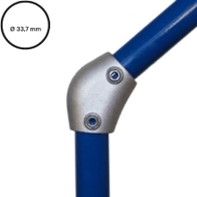 Rohrverbinder, D.33,7 mm – variables Winkelgelenk 15° bis 60°, 124-B34