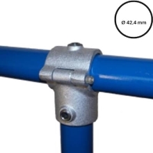 Rohrverbinder D.42,4 mm – aufklappbares T-Stück (2 Schrauben) 136-C42