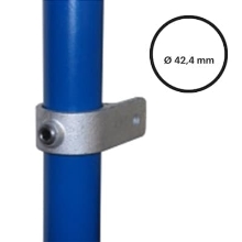 Rohrverbinder D.42,4 mm – Befestigungsring mit Flansch, 1 Bohrung 199-C42