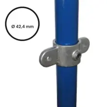 Rohrverbinder D. 42,4 mm – doppeltes Gelenkauge 167M-C42