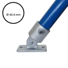 Rohrverbinder D. 42,4 mm – Gelenkfuß 169-C42