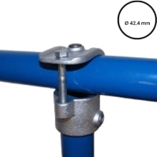 Rohrverbinder D.42,4 mm – offenes T-Stück (1 Schraube) 135-C42