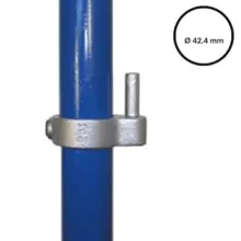 Rohrverbinder D. 42,4 mm – Stellringzapfen 140-C42