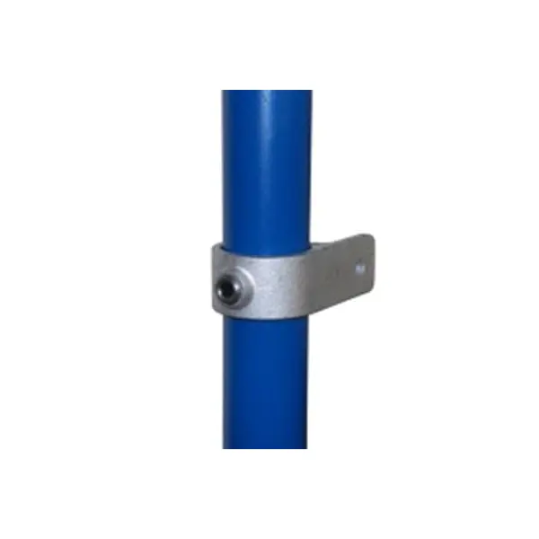 Rohrverbinder D. 48,3 mm – Befestigungsring mit Flansch, 1 Bohrung 199-D48