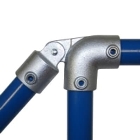 Rohrverbinder D.48,3 mm – Bogen 90° mit Gelenkhalter 175-D48