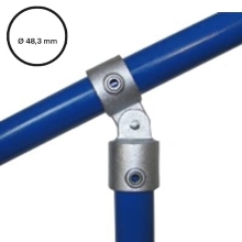 Rohrverbinder D.48,3 mm – einfaches Gelenkstück 173-D48