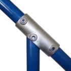 Rohrverbinder D.48,3 mm – einstellbares T-Stück lang 127-D48