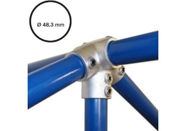 Rohrverbinder D.48,3 mm – Firststück 27 1/2°, 191-D48