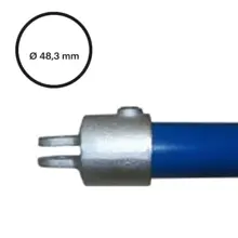 Rohrverbinder D. 48,3 mm – Gelenkhalter 173F-D48