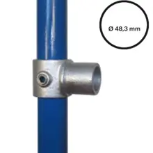 Rohrverbinder D. 48,3 mm – internes T-Drehstück 147-D48