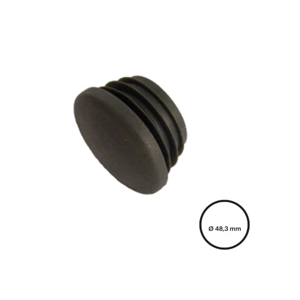 Rohrverbinder D.48,3 mm – Kunststoffstopfen für Stahlrohre 133-D48