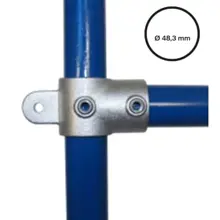 Rohrverbinder D. 48,3 mm – T-Stück ohne Gelenk 174M-D48