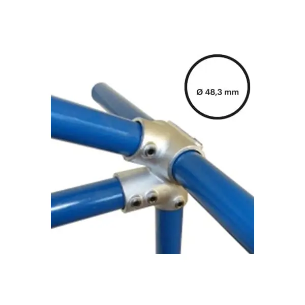 Rohrverbinder D. 48,3 mm – Traufenstück 27 1/2°, 185-D48