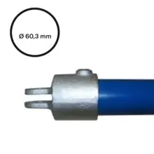Rohrverbinder D. 60,3 mm – Gelenkhalter 173F-E60