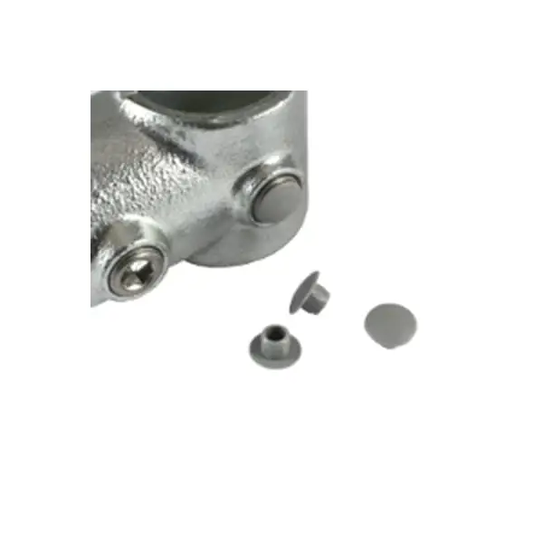 Rohrverbinder – Stellschraube, Plastikkappe 305-CDE