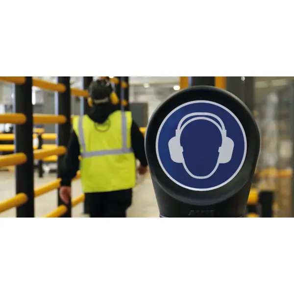 Säulenmarkierung Sign Cap (ohne Beklebung) – schwarz, D.190 mm