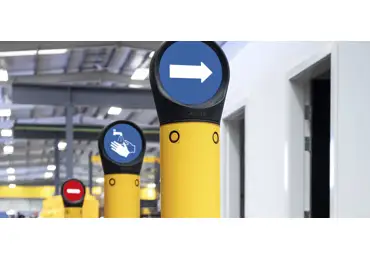 Säulenmarkierung Sign Cap (ohne Beklebung) – schwarz, D.190 mm