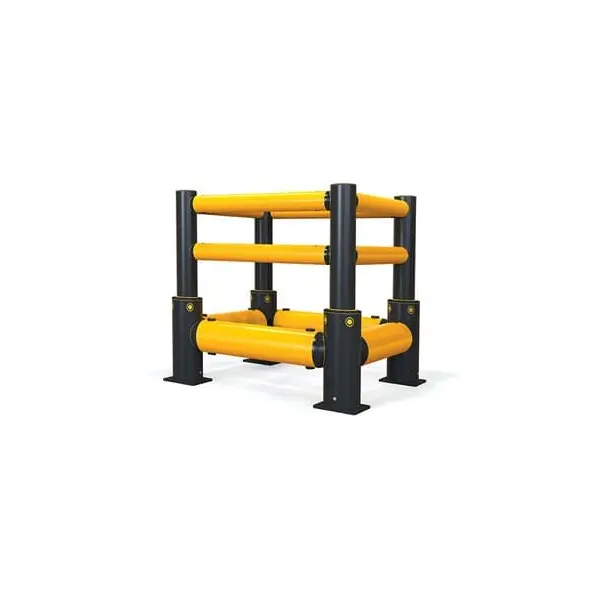 Säulenschutz A-SAFE, iFlexRail Column Guard GroundLevel Plus – 0,8×0,8 m