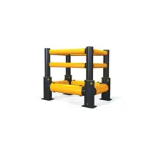Säulenschutz A-SAFE, iFlexRail Column Guard GroundLevel Plus – 0,8×1,2 m