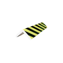 Schaumstoff-Schutzeckenprofil SoftBumpers, selbstklebend – 400×75 mm, gelb-schwarz