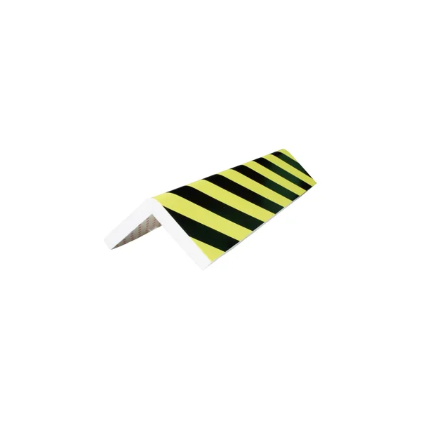 Schaumstoff-Schutzeckenprofil SoftBumpers, selbstklebend – 730×150 mm, gelb-schwarz