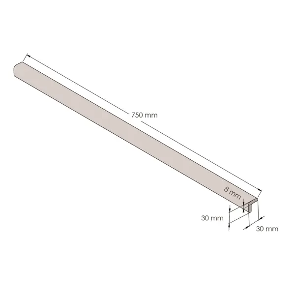 Schaumstoff-Schutzeckenprofil SoftBumpers, selbstklebend – 750×30 mm, gelb-schwarz