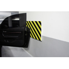 Schaumstoff-Schutzprofil SoftBumpers, selbstklebend – 1000×300 mm, gelb-schwarz