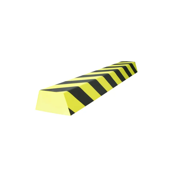 Schaumstoff-Schutzprofil SoftBumpers, selbstklebend, 1000×80 mm, gelb-schwarz