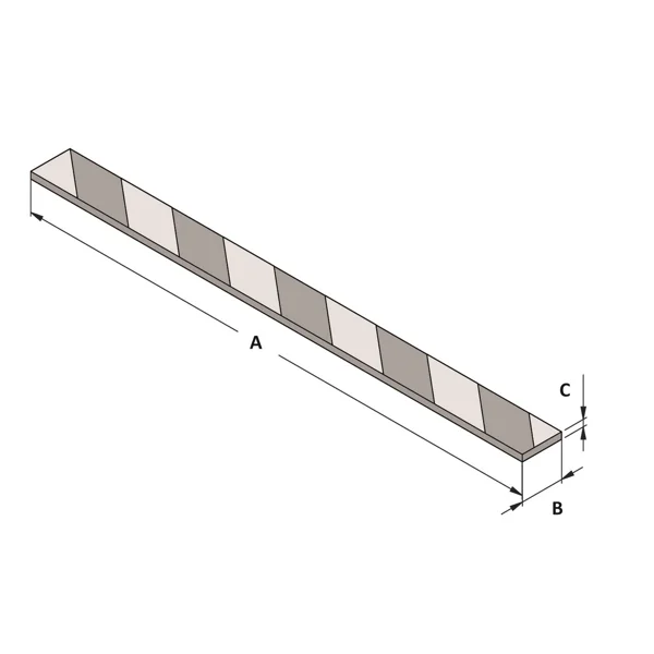 Schaumstoff-Schutzprofil SoftBumpers, selbstklebend – 750×60 mm, rot-weiß