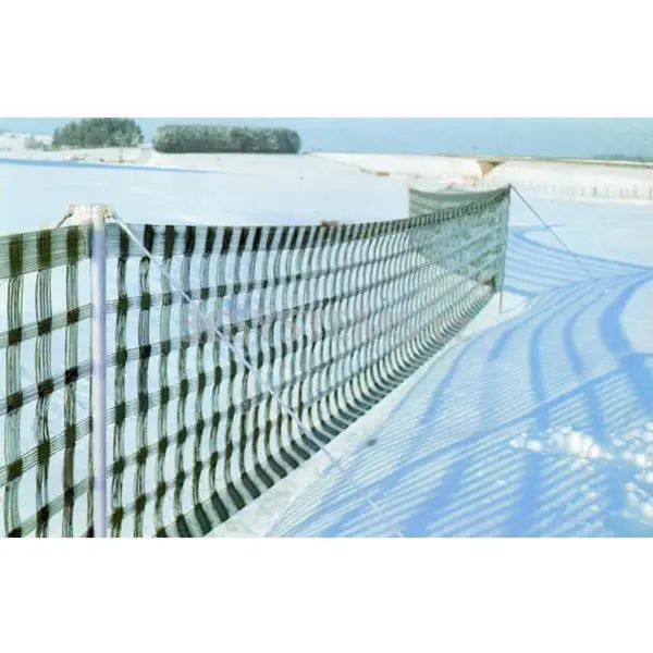 Schneefangzaun Maibach Typ B – Stahl/Duroplast, 1300 mm × 20 m