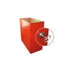 Schrank für Aufbewahrung der ungestrafften Absperrung Maxi 15M – Stahl, 500×480×230 mm