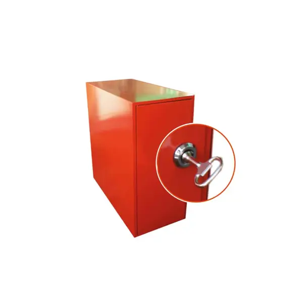 Schrank für Aufbewahrung der ungestrafften Absperrung Maxi 15M – Stahl, 500×480×230 mm