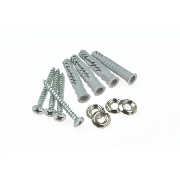 Schraubenset zur sicheren und festen Befestigung von Wandmarkierungen
