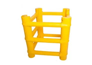 Schutz für Beton– und Stahlsäulen CPU700 – PE, gelb