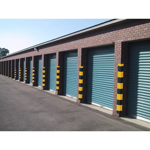 Schutzeckenprofil RubberAlu, abgerundet – Gummi mit Aluminiumprofil, 1140×50 mm