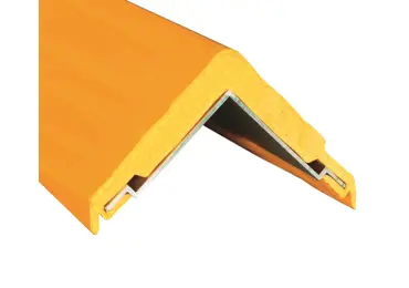 Schutzeckenprofil RubberAlu – Gummi mit Aluminiumprofil, 1140×50 mm