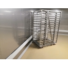 Schutzplatte WallProtec Hygienic mit abgeschrägter Kante – Kunststoff, Weiß/Milch, 2000×195 mm (1×/-)