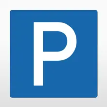 Selbstklebende Antirutsch-Straßenmarkierung, Parkplatz – PVC, blau, 800×800 mm