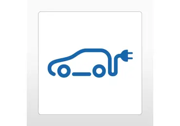 Selbstklebende Antirutsch-Straßenmarkierung – PVC, Ladestation 2, weiß