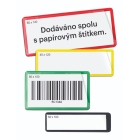 Selbstklebende Etikettentaschen – schwarz, 30×100 mm, 100er-Pack