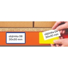 Selbstklebende Etikettentaschen – schwarz, 60×100 mm, 100er-Pack